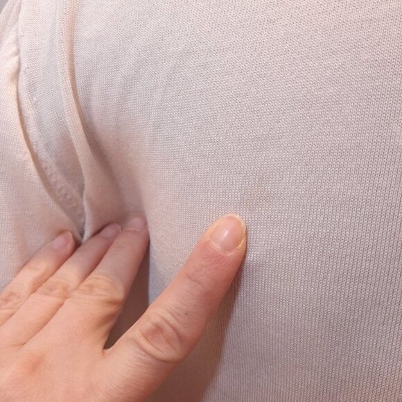 Lafayette 148 Silk Cardigan Womens Size Small Cream Open Textured Long Sleeve - Picture 7 of 11